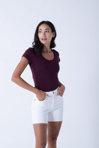 Maglia con scollo rotondo